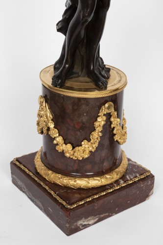 Paire de grands candélabres époque Louis XVI - Laurent Chalvignac