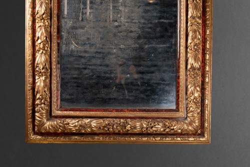 Hispano Flemish mirror 17th century - Mirrors, Trumeau Style Louis XIII
