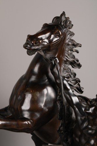 Paire de groupes en bronze premier tiers du XIXe siècle - Sculpture Style Restauration - Charles X