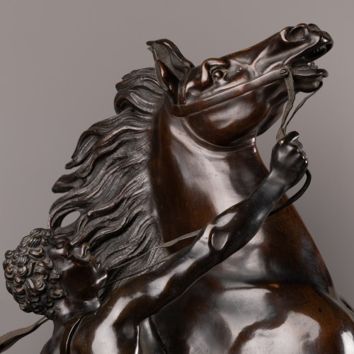 XIXe siècle - Paire de groupes en bronze premier tiers du XIXe siècle