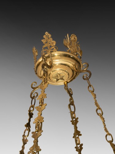 Neoclassical chandelier circa 1800 - 