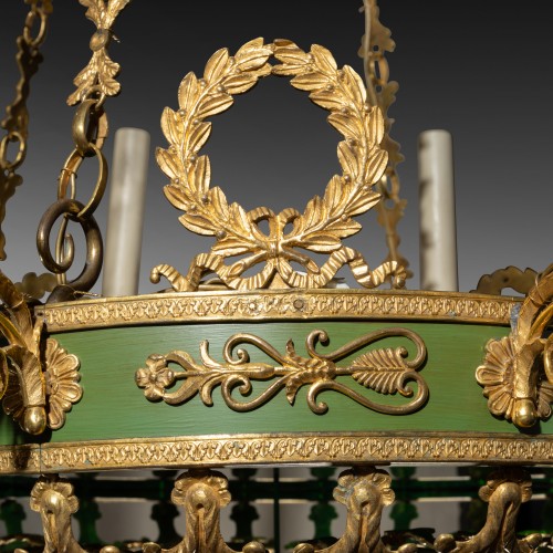 Neoclassical chandelier circa 1800 - Empire