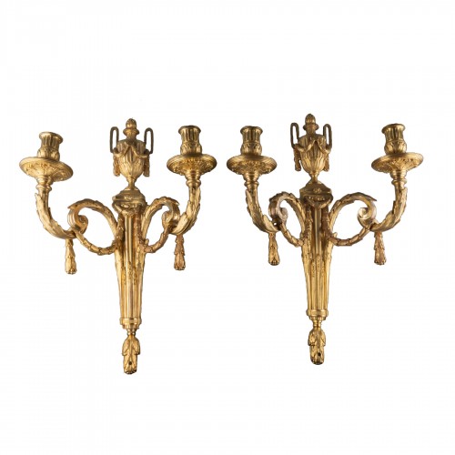 Paire d'appliques d'époque Louis XVI