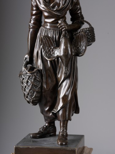XVIIIe siècle - Paire de sujets en bronze du XVIIIe siècle