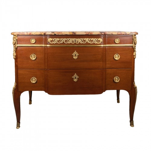 Transition chest 18th century stamped SAUNIER
