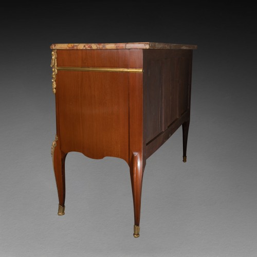 18th century - Transition chest 18th century stamped SAUNIER