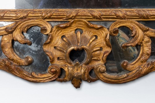 Miroirs, Trumeaux  - Miroir époque Régence XVIIIe siècle