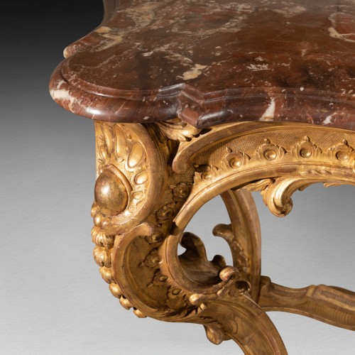 Furniture  - Large console Louis XV period mid 18th century