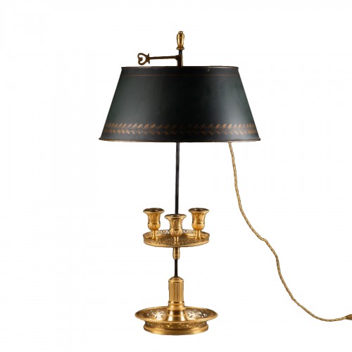 Lampe bouillotte époque Empire début du XIXe siècle