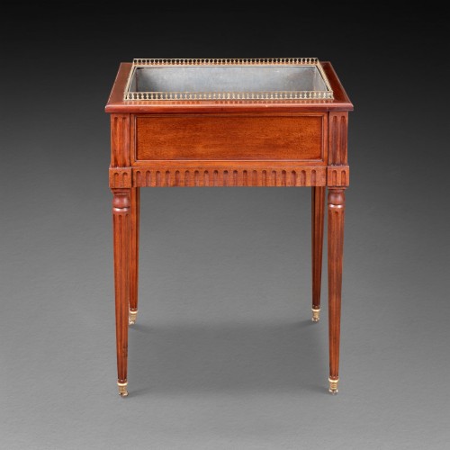 Louis XVI mahogany planter box 18th century - Furniture Style Louis XVI