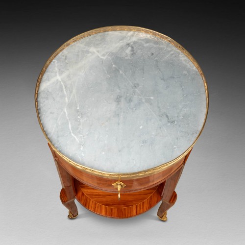 Antiquités - Paire de tables de salon époque Louis XVI