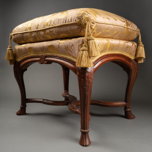 Paire de tabourets époque Régence XVIIIe siècle - Laurent Chalvignac