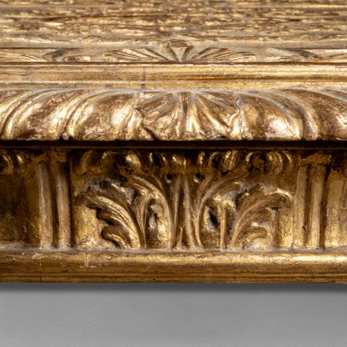 Louis XIV - Table de milieu bois doré fin du XVIIe siècle