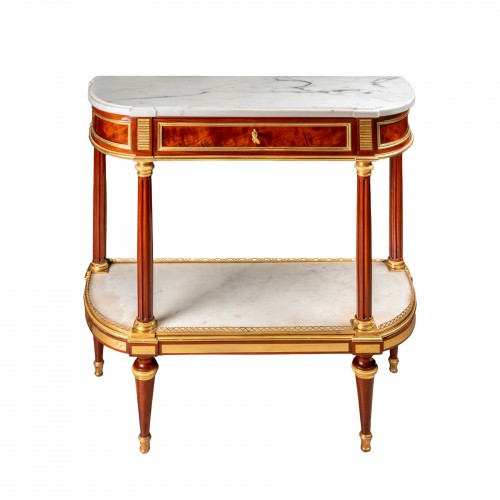 Console desserte époque Louis XVI