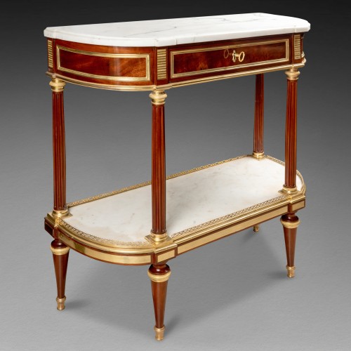 Furniture  - Sideboard console Louis XVI period late 18th century