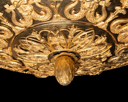 Empire - Lustre en bronze doré circa 1800