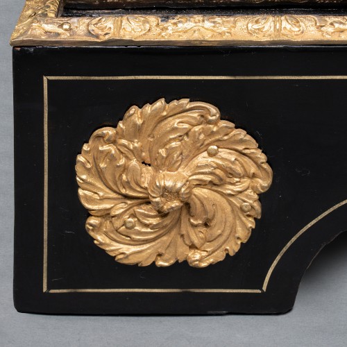 Antiquités - Boulle book case Louis XIV period early 18th century