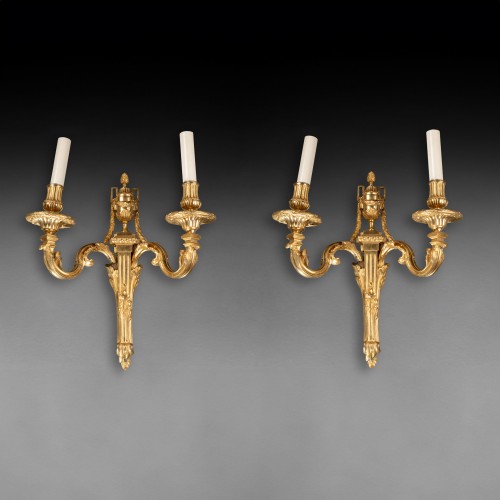 Set of four sconces louis XVI period late 18th century - 