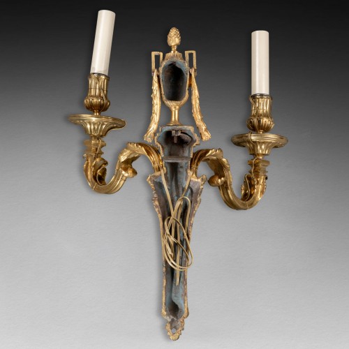 Antiquités - Set of four sconces louis XVI period late 18th century