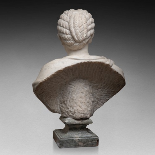 Buste en marbre fin XVIIe début XVIIIe siècle - Laurent Chalvignac