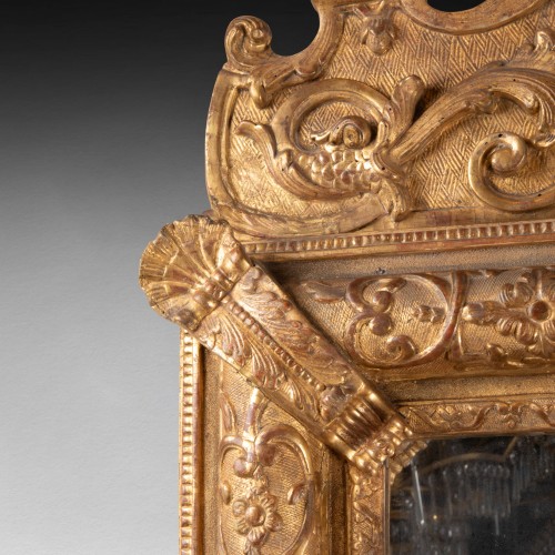 Miroirs, Trumeaux  - Miroir époque Louis XIV début du XVIII ème siècle