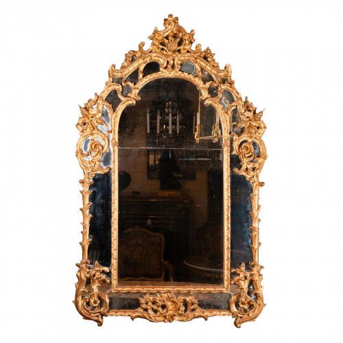 Miroir époque Louis XV milieu du XVIIIe siècle