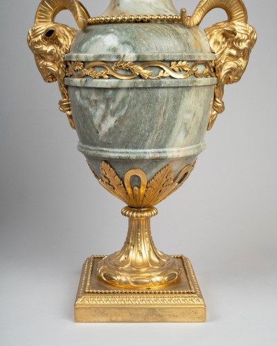 Three lights candlesticks pair circa 1800 - Directoire