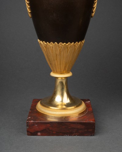 19th century - Pair of spindle vases pair Empire period circa 1800
