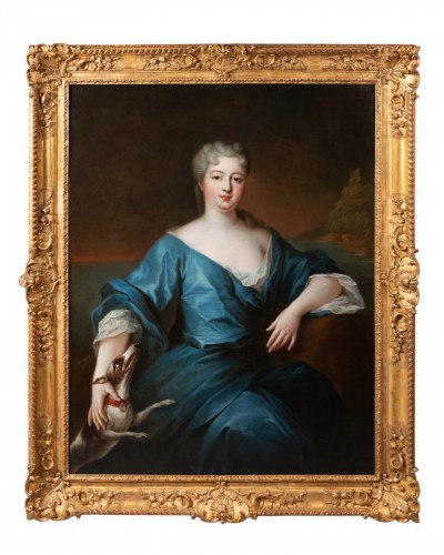 Portrait Ecole Française début de l'époque Louis XV