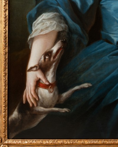 Tableaux et dessins Tableaux XVIIIe siècle - Portrait Ecole Française début de l'époque Louis XV