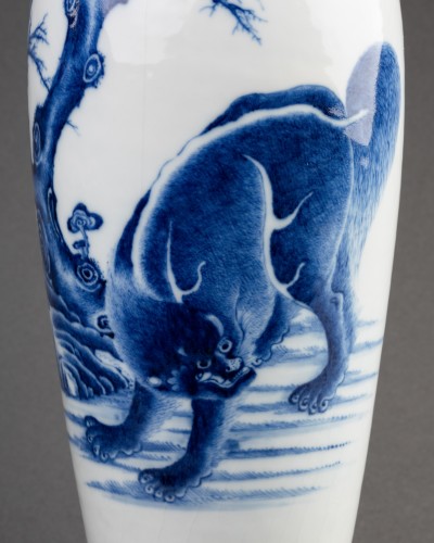 Vase en porcelaine période Kangxi fin XVII ème début XVIII ème siècle - Laurent Chalvignac