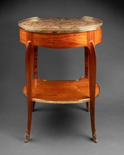 Antiquités - Coffe table stamped Jacques Dubois 18th century