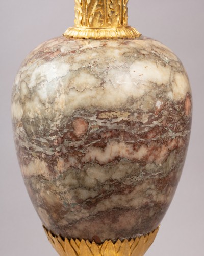 Marble vases pair late 18 early 19th century - 