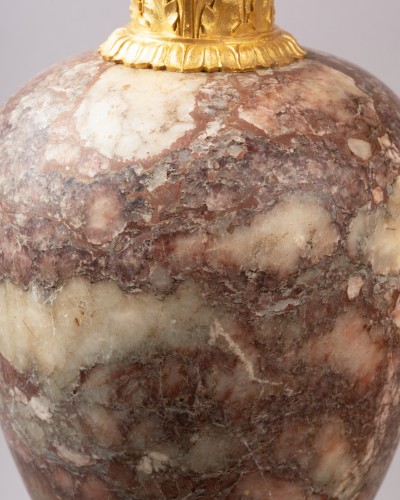 18th century - Marble vases pair late 18 early 19th century
