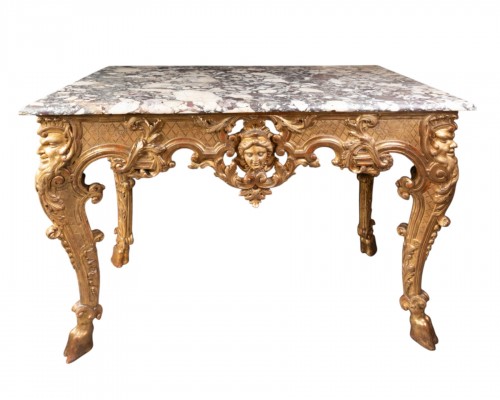 Regence period console table French work 18th century