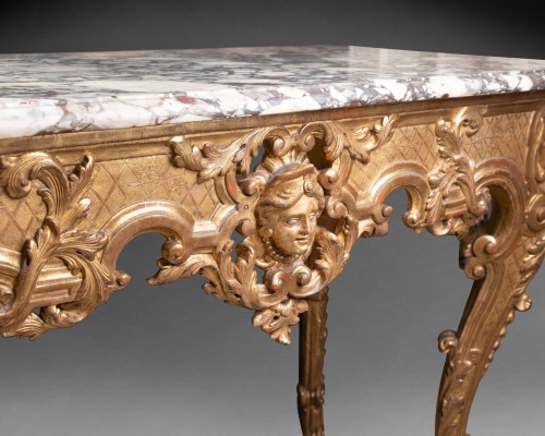Furniture  - Regence period console table French work 18th century
