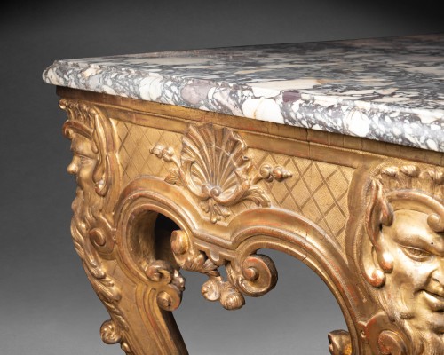 18th century - Regence period console table French work 18th century