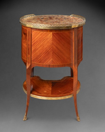 18th century - Living room table Louis XVI period stamped Molitor late 18th century