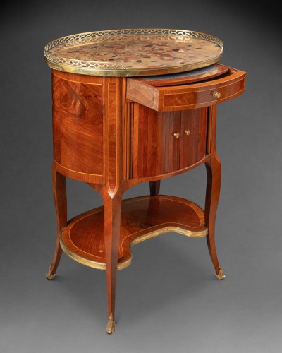 Living room table Louis XVI period stamped Molitor late 18th century - Louis XVI