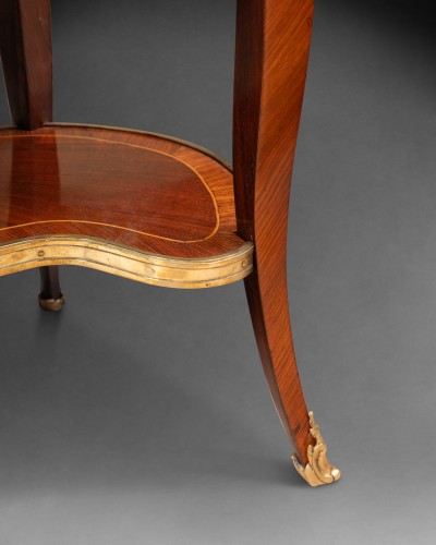 Antiquités - Living room table Louis XVI period stamped Molitor late 18th century
