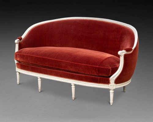 Louis XVI Living room set stamped LELARGE 18th century - Seating Style Louis XVI