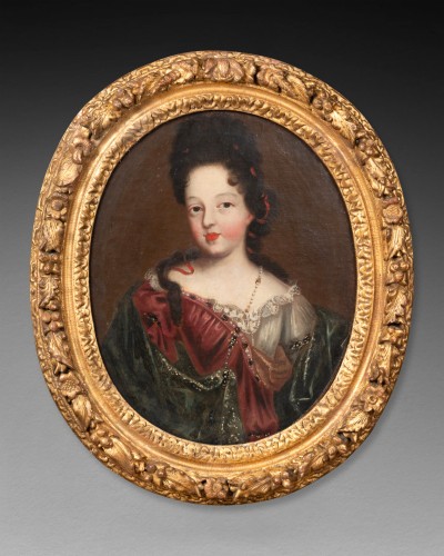 Paintings & Drawings  - two portraits forming a pair mid of 18th century