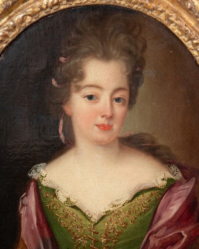 two portraits forming a pair mid of 18th century - 