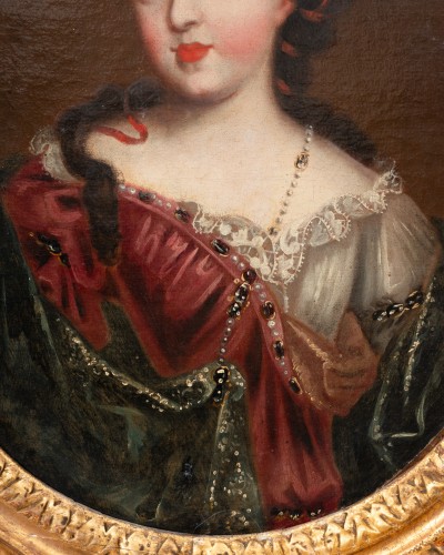 Antiquités - two portraits forming a pair mid of 18th century