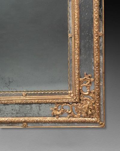 Pare closes mirror Louis XIV period early 18th century - 