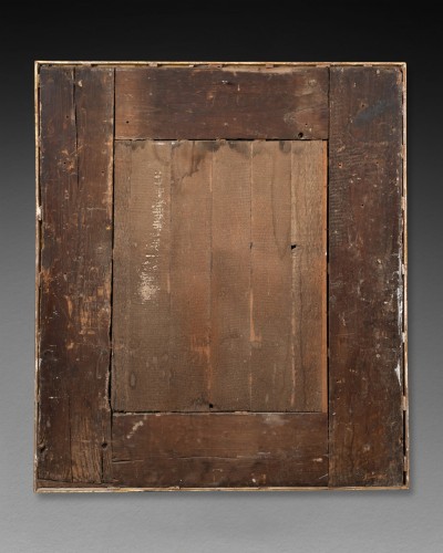 Antiquités - Pare closes mirror Louis XIV period early 18th century