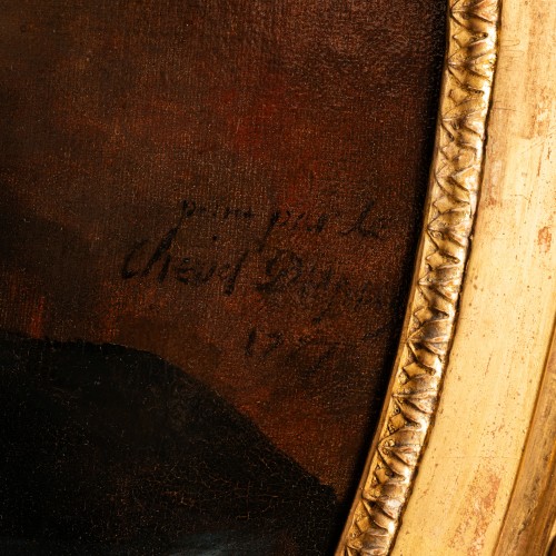 Antiquités - Portrait of a lady Louis XVI period late 18t century