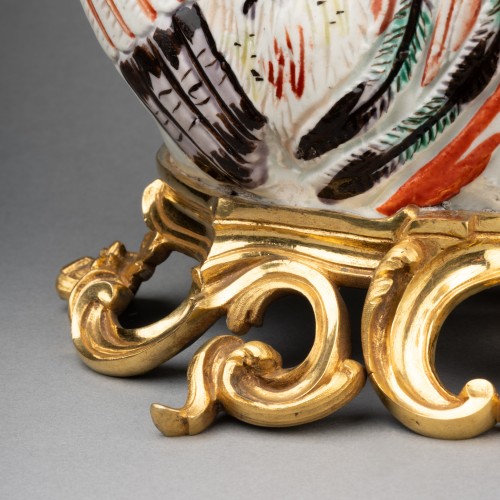 Antiquités - Porcelain hen Japan late 17th century