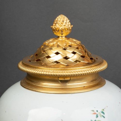 Spice jars China porcelain pair 18th century - 