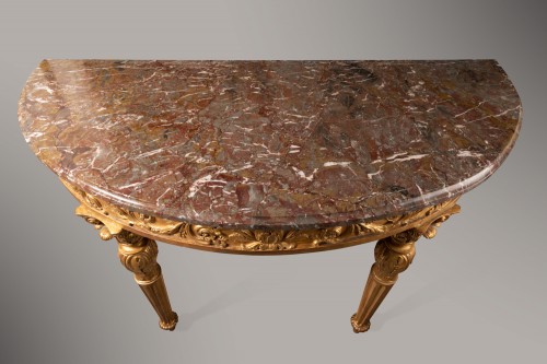 Console table Louis XVI period late 18th century - Furniture Style Louis XVI